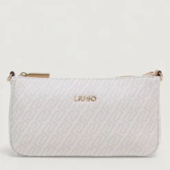 Mini Bag Donna LIU JO stampa Monogram Bianco