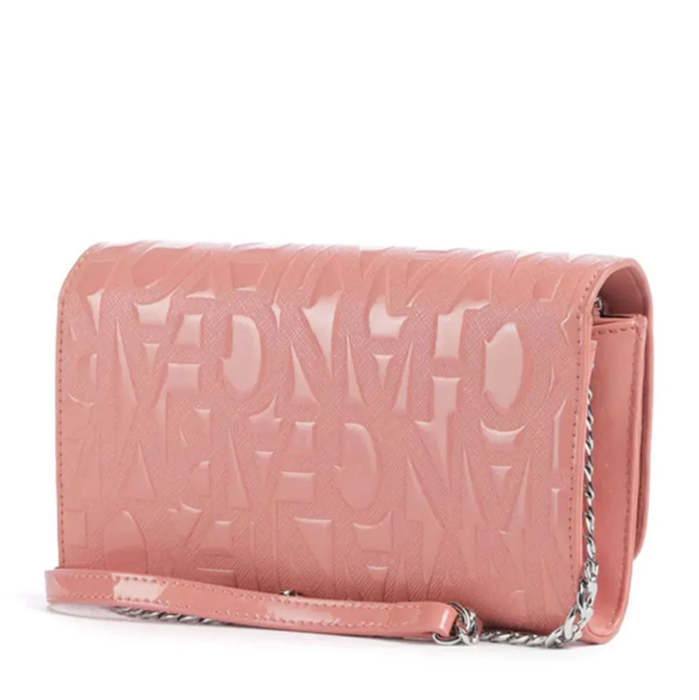 Mini Clutch Donna con Tracolla in Catena ARMANI EXCHANGE colore Petal Pop