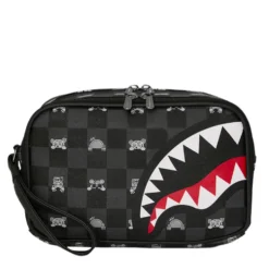 Necessaire SPRAYGROUND stampa Gray Peeking Character Check
