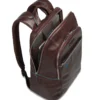 PIQUADRO Zaino Porta Pc 14" linea Blue Square in Pelle Rossa - CA3214B2