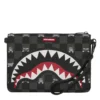 Pochette con Tracolla SPRAYGROUND stampa Gray Peeking Character Check