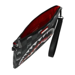 Pochette con Tracolla SPRAYGROUND stampa Gray Peeking Character Check