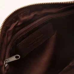 Pochette da Polso GIANNI CONTI linea Vintage in Pelle Marrone