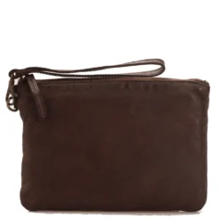 Pochette da Polso GIANNI CONTI linea Vintage in Pelle Marrone