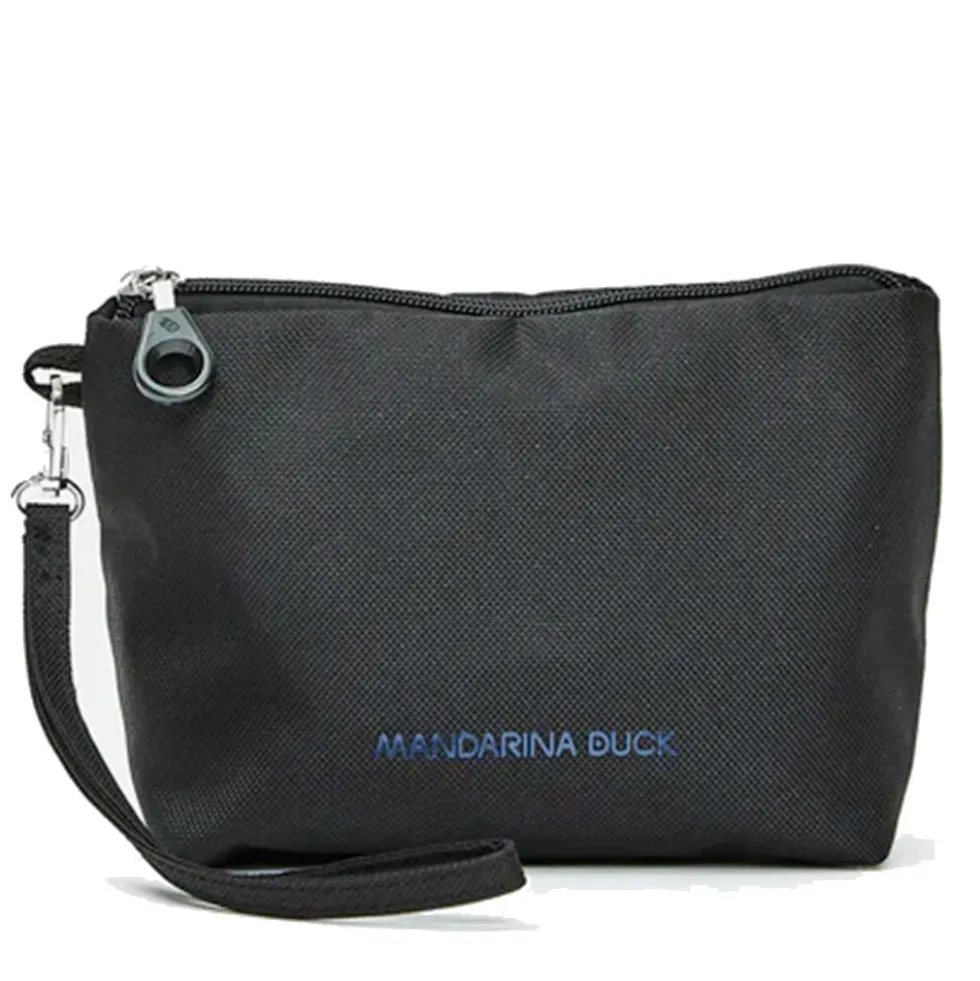 Pochette Donna MANDARINA DUCK linea MD20 in Tessuto Nero