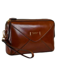 Pochette Donna THE BRIDGE linea Frida in Pelle Marrone