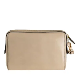 Pochette Donna THE BRIDGE linea Frida in Pelle color Burro