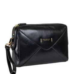 Pochette Donna THE BRIDGE linea Frida in Pelle Nera