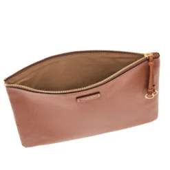 Pochette Porta Tablet THE BRIDGE linea Carlotta in Pelle Marrone