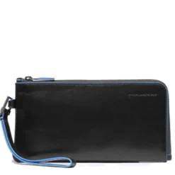 Pochette Uomo PIQUADRO in Pelle Linea Blue Square colore Nero - AC2648B2R
