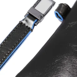 Pochette Uomo PIQUADRO in Pelle Linea Blue Square colore Nero - AC2648B2R