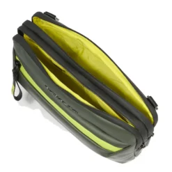 Pochette Uomo Piquadro in Tessuto colore Verde con Tracolla Linea Corner - AC6492C2OW