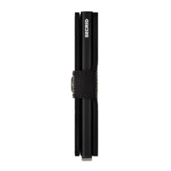 Porta Carte con Clip SECRID linea Miniwallet Crisple in Pelle Nero con RFID