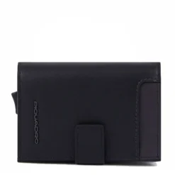 Porta carte di credito in metallo PIQUADRO in Pelle Nero PP5649W122R