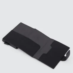 Porta carte di credito in metallo PIQUADRO in Pelle Nero PP5649W122R