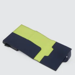 Porta carte di credito in metallo PIQUADRO in Pelle Blu PP5649W122R