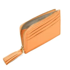 Portacarte Donna COCCINELLE in Pelle Colore Sunrise Linea Tassel