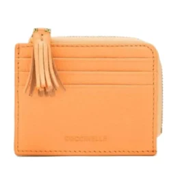 Portacarte Donna COCCINELLE in Pelle Colore Sunrise Linea Tassel