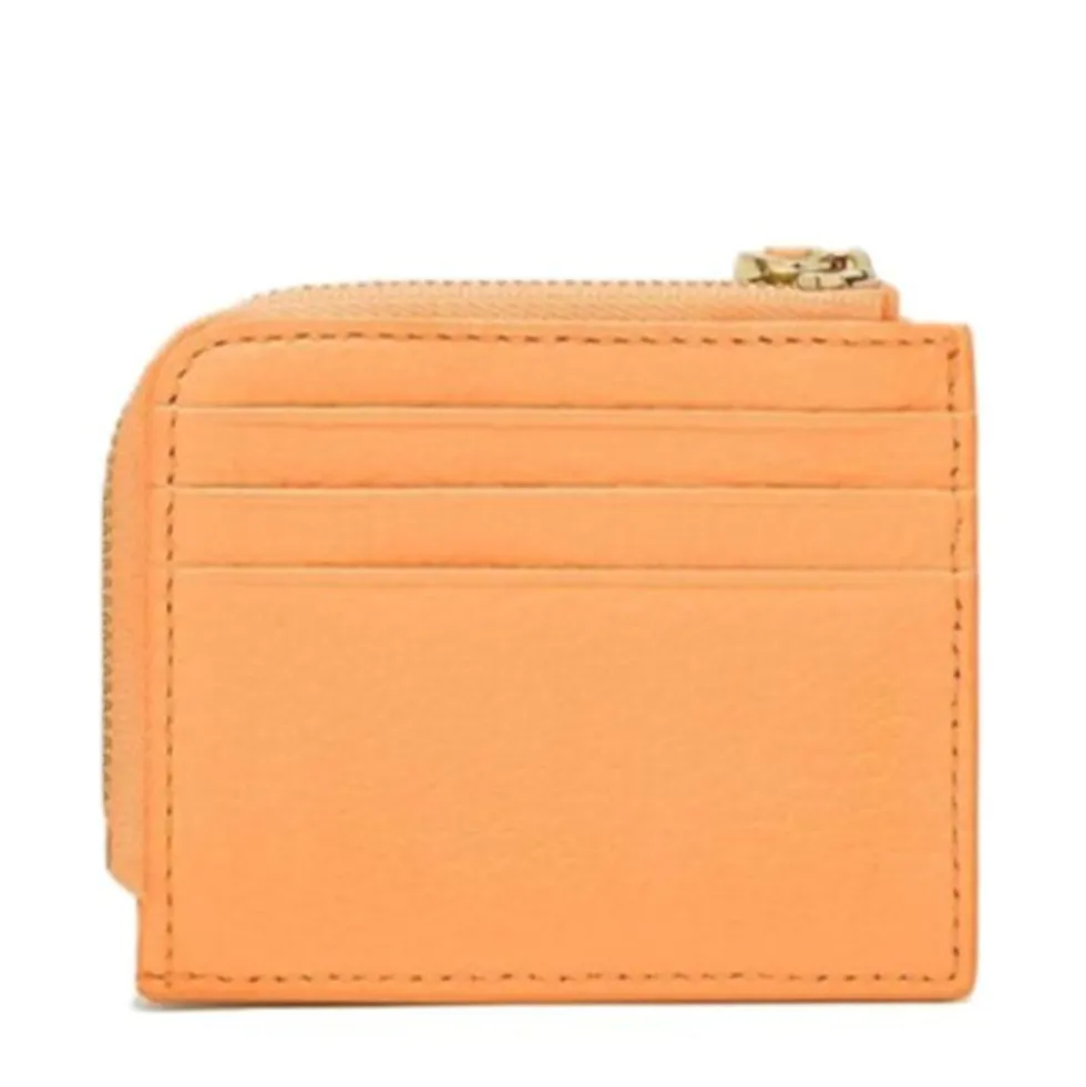 Portacarte Donna COCCINELLE in Pelle Colore Sunrise Linea Tassel