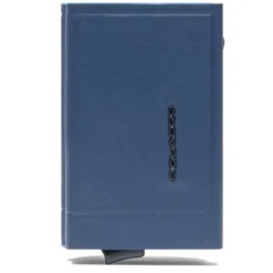 Portacarte PIQUADRO in Pelle e Alluminio con RFID Blu Linea Atlas - PP5585S138R