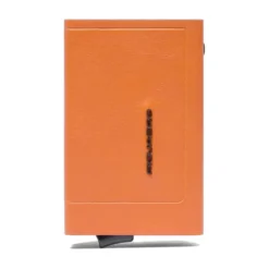 Portacarte PIQUADRO in Pelle e Alluminio con RFID Colore Arancione Linea Atlas - PP5585S138R