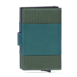Portacarte PIQUADRO in Tessuto e Alluminio con RFID Colore Verde Linea Pq - Earth - PP5649S137R