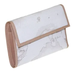 Portafoglio Donna con Bottone 1A Classe Alviero Martini linea Geo White W017