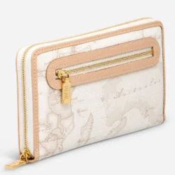 Portafoglio Donna Medio 1A Classe Alviero Martini Geo White Zip Around W028