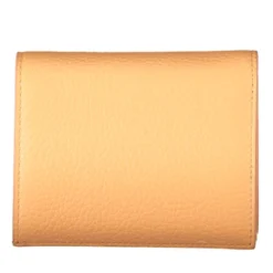 Portafoglio Donna Mini COCCINELLE in Pelle Linea Metallic Soft colore Sunrise Chiuso con Bottone