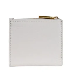 Portafoglio Donna Mini COCCINELLE in Pelle Colore Pearl Linea Metallic Soft