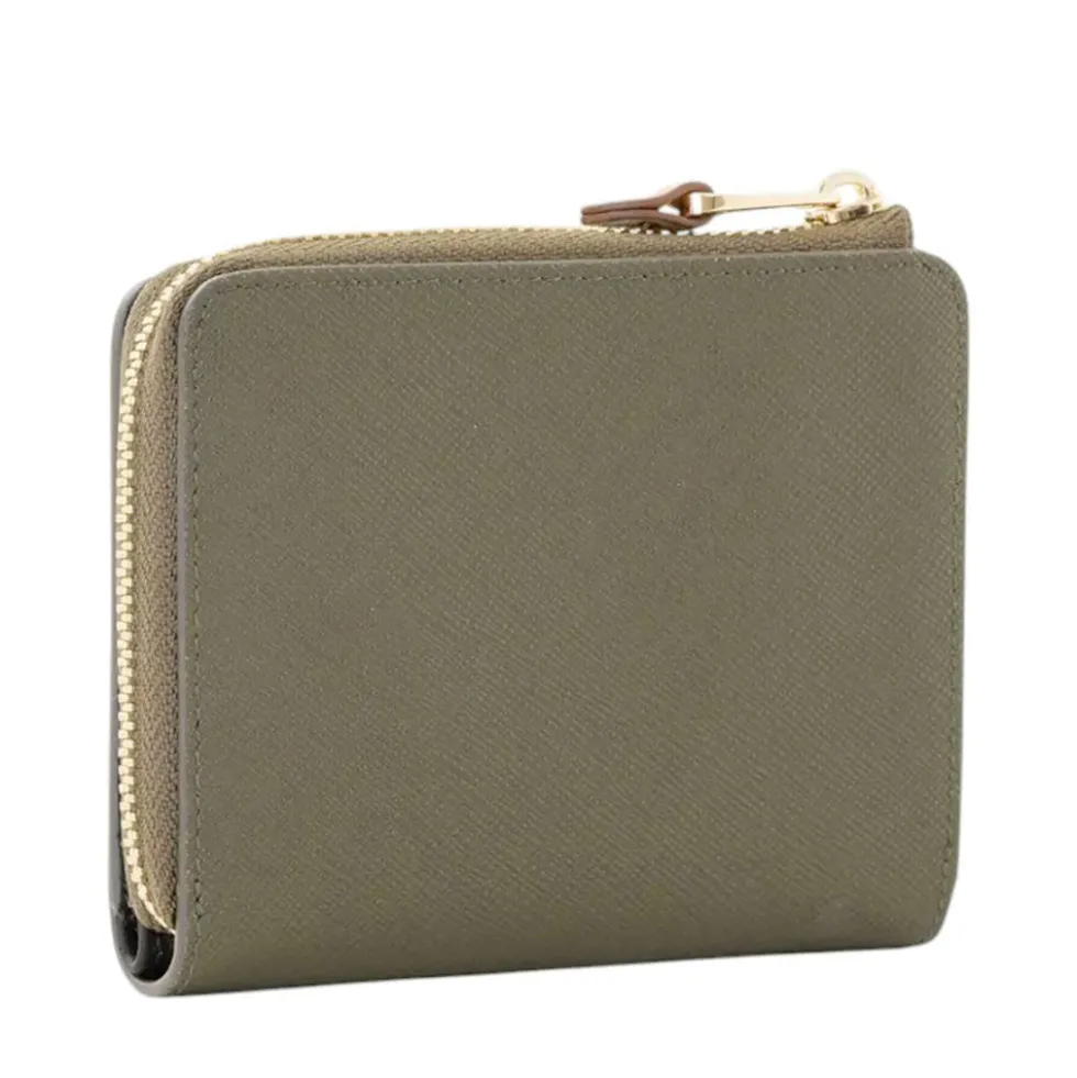 Portafoglio Donna Piccolo con Zip 1A Classe Alviero Martini linea Windy City Verde Muschio PO93