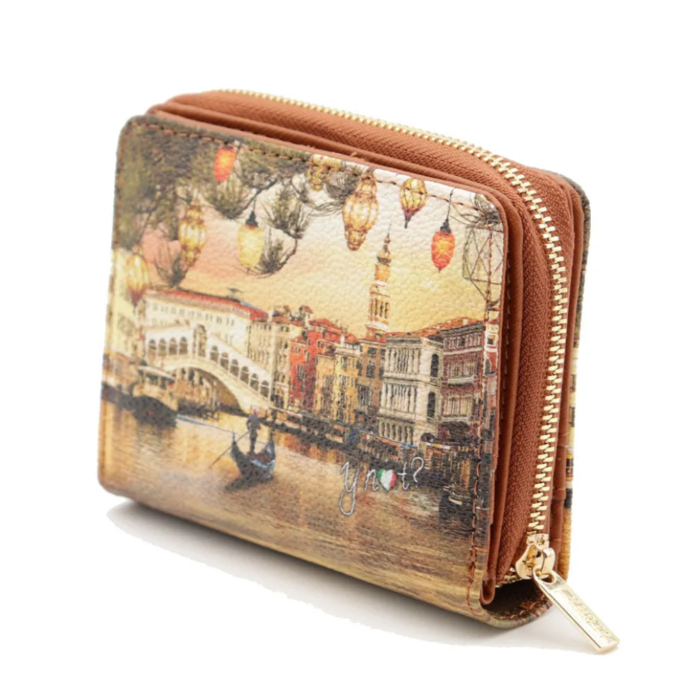 Portafoglio Donna Piccolo Y NOT YES-655 Stampa Christmas Venice