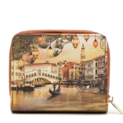 Portafoglio Donna Piccolo Y NOT YES-655 Stampa Christmas Venice