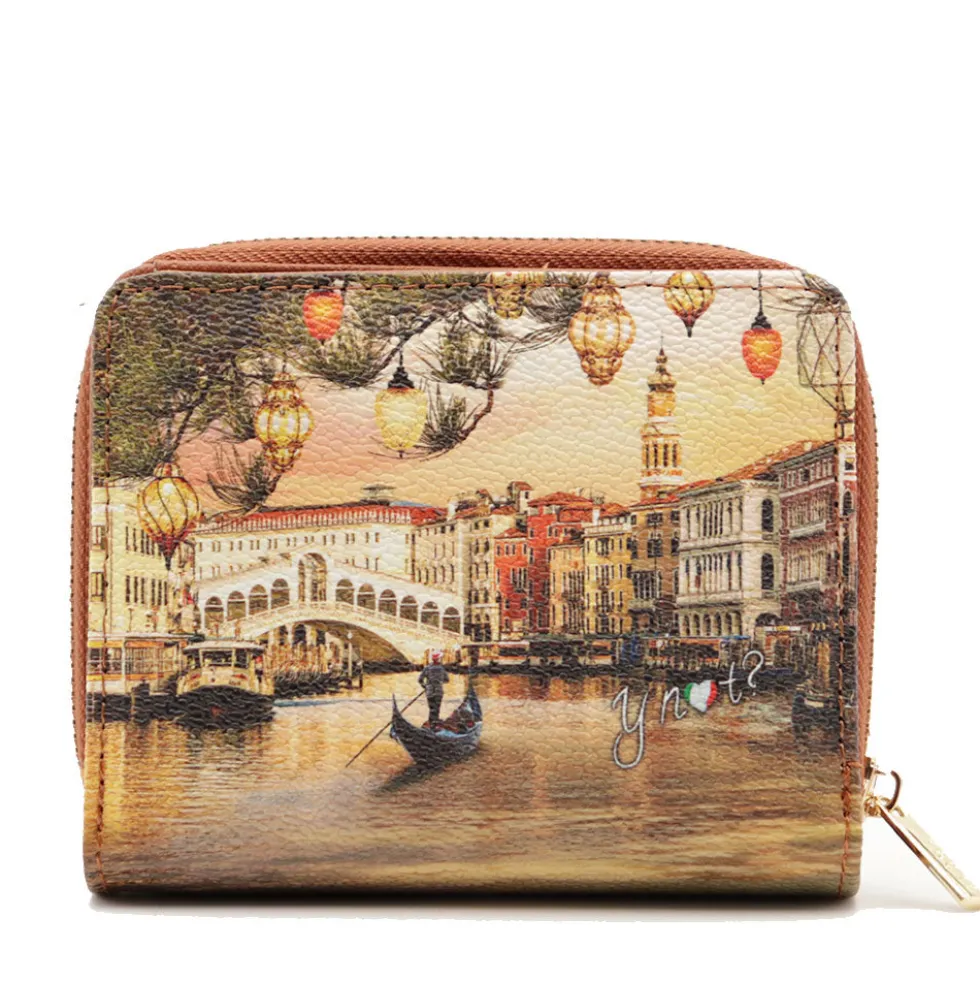 Portafoglio Donna Piccolo Y NOT YES-655 Stampa Christmas Venice