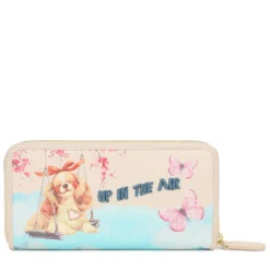 Portafoglio Donna Zip Around BRACCIALINI linea Allround stampa I'm Coming to You