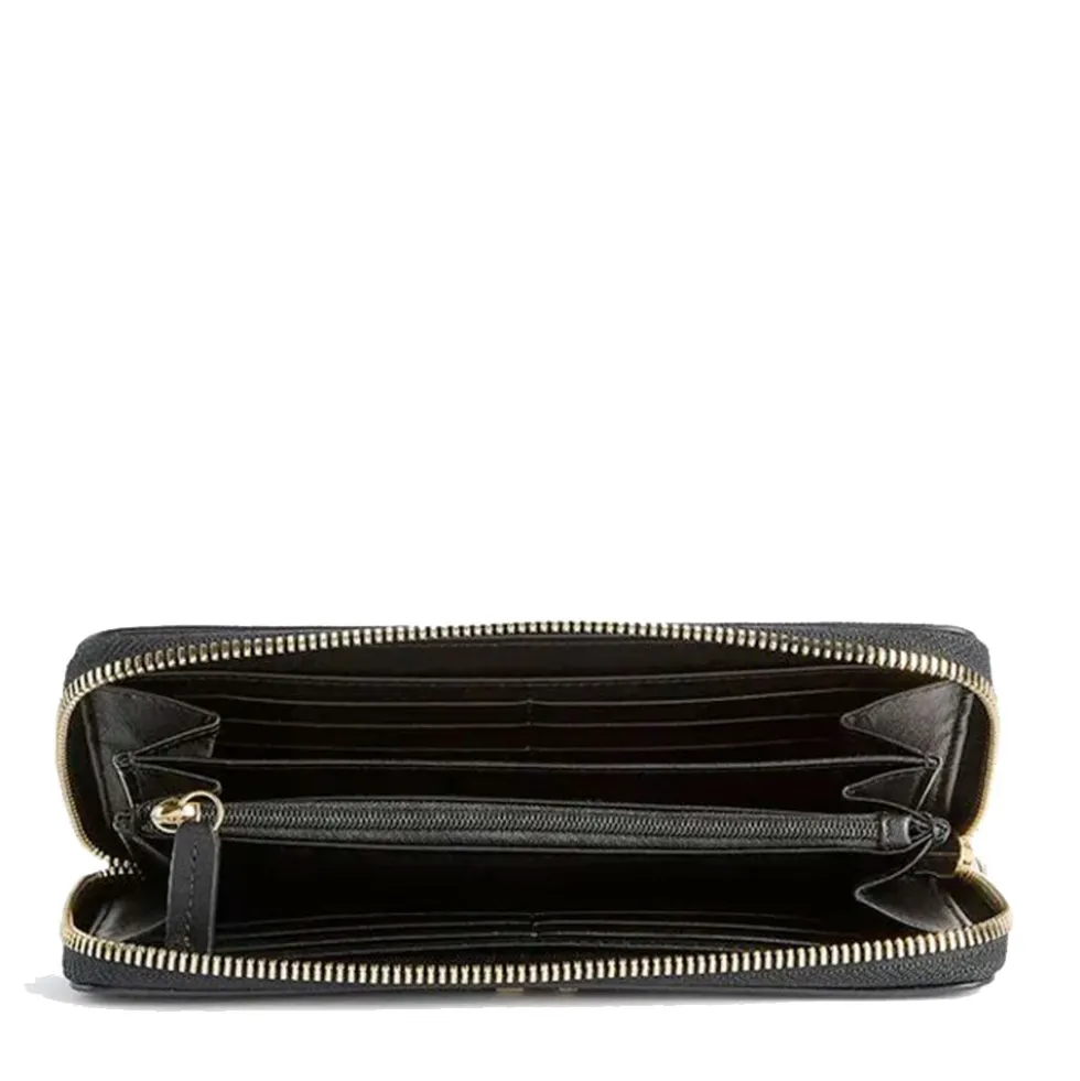 Portafoglio Donna Zip Around 1A Classe Alviero Martini linea Folk Geo Night Nero PO97