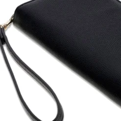 Portafoglio GUESS Chiuso con Zip Linea Amorette colore Nero
