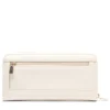 Portafoglio GUESS Chiuso con Zip Linea Amorette colore Off White