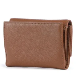 Portafoglio Piccolo COCCINELLE in Pelle Martellata Linea Metallic Soft colore Cognac