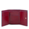 Portafoglio Piccolo Donna PIQUADRO In Pelle Rossa Linea Blue Square - PD5216B2R