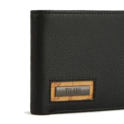 Portafoglio Uomo con Pattina 1A Classe Alviero Martini linea Trip Leather in Pelle Nera PN79