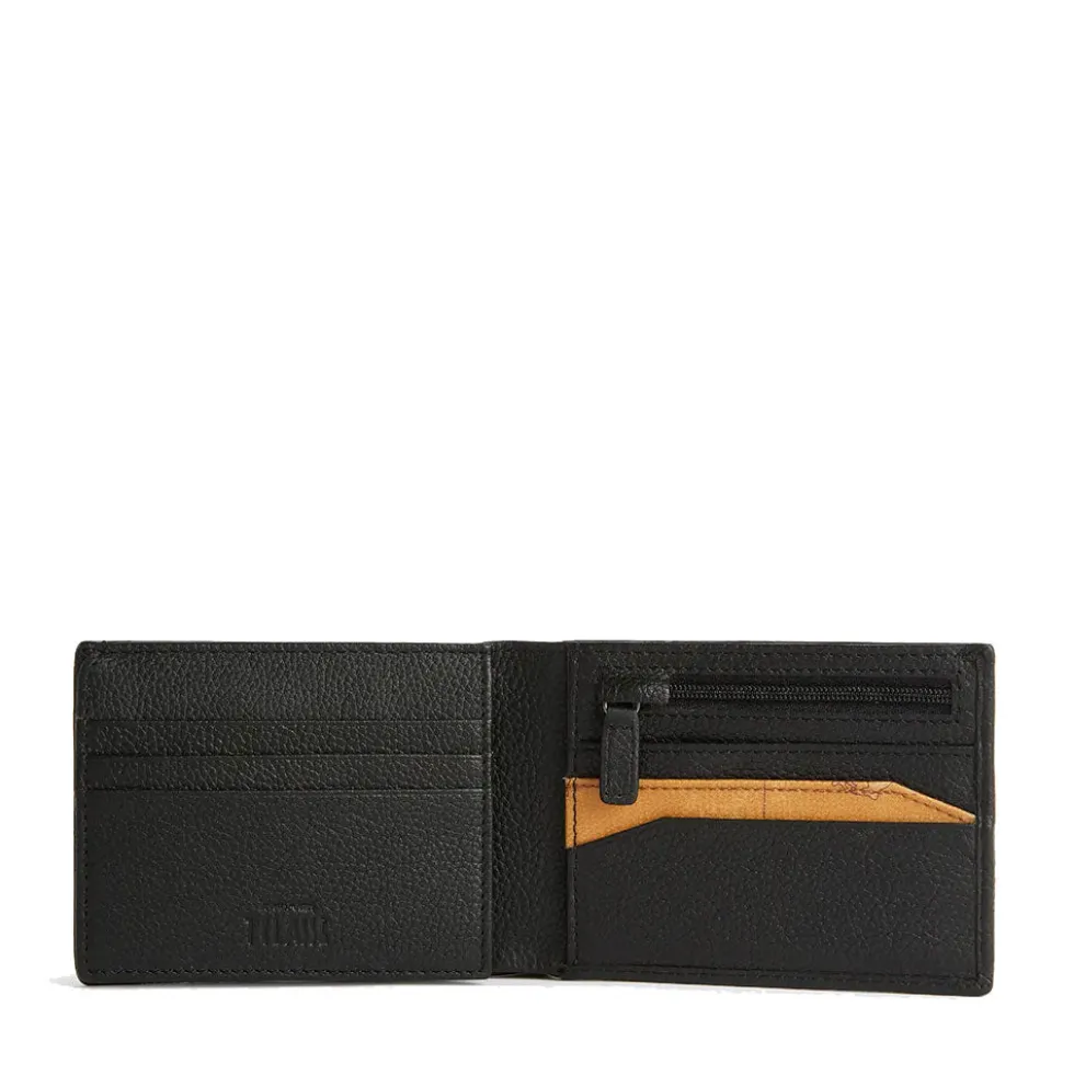 Portafoglio Uomo con Pattina 1A Classe Alviero Martini linea Trip Leather in Pelle Nera PN79