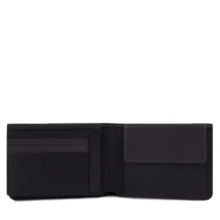 Portafoglio Uomo con Pattina PIQUADRO in Pelle Nera - PU1392W122R