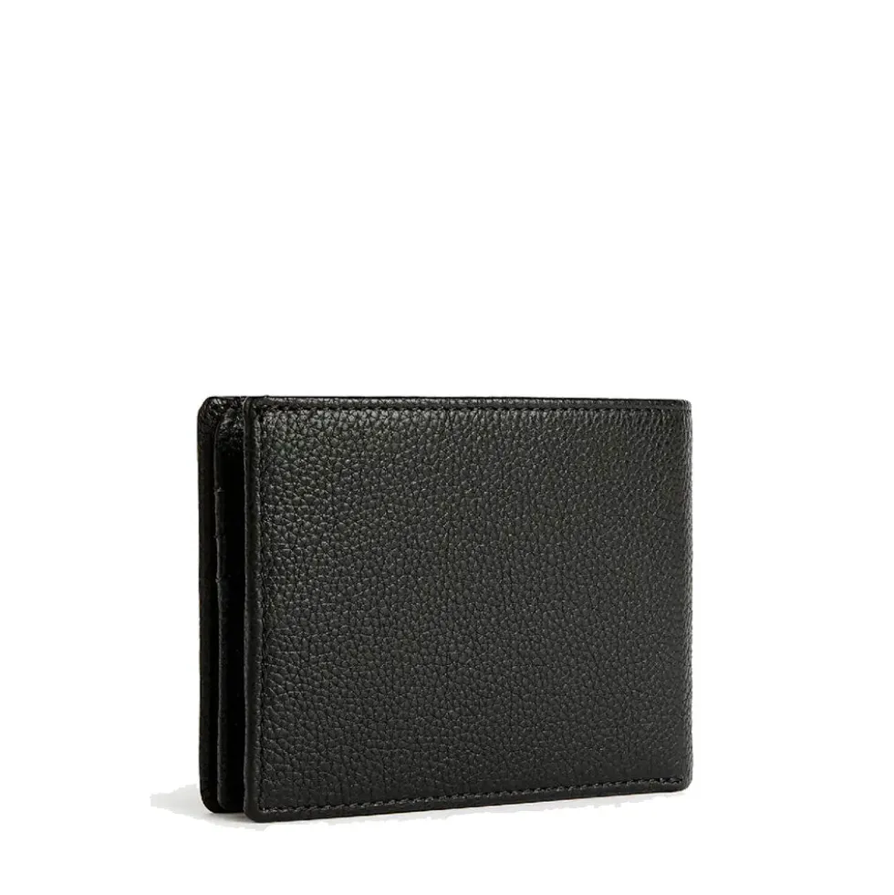 Portafoglio Uomo con Portamonete 1A Classe Alviero Martini linea Trip Leather in Pelle Nera PN81