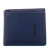 Portafoglio Uomo PIQUADRO in Pelle Blu con Portamonete Linea Atlas - PU4188S138R
