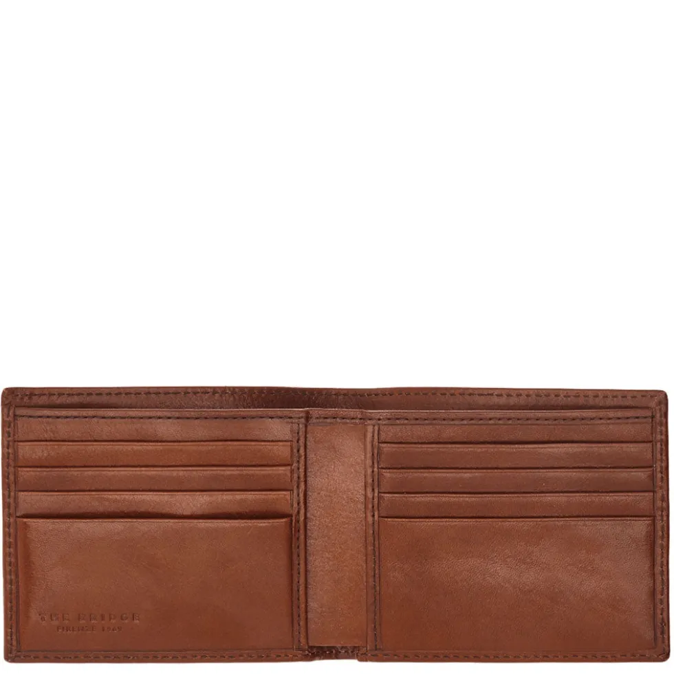 Portafoglio Uomo Portacarte THE BRIDGE In Pelle Marrone linea Story 01481001