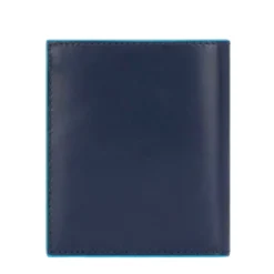 Portafoglio Uomo Verticale PIQUADRO in Pelle Blu Linea Blue Square- PU5962B2R