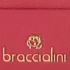 Portatessere Donna BRACCIALINI linea Basic in Pelle Rosso Scuro
