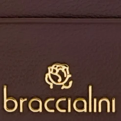 Portatessere Donna BRACCIALINI linea Basic in Pelle Marrone