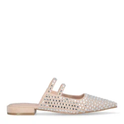 Sabot Donna LIU JO Viola 16 in Suede Beige con Strass